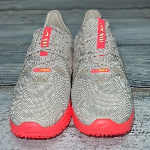 Women’s Nike Air Max Sequent 3 'Light Bone/Volt-Hot Punch Size-6.5 (908993-018) - Picture 4 of 9
